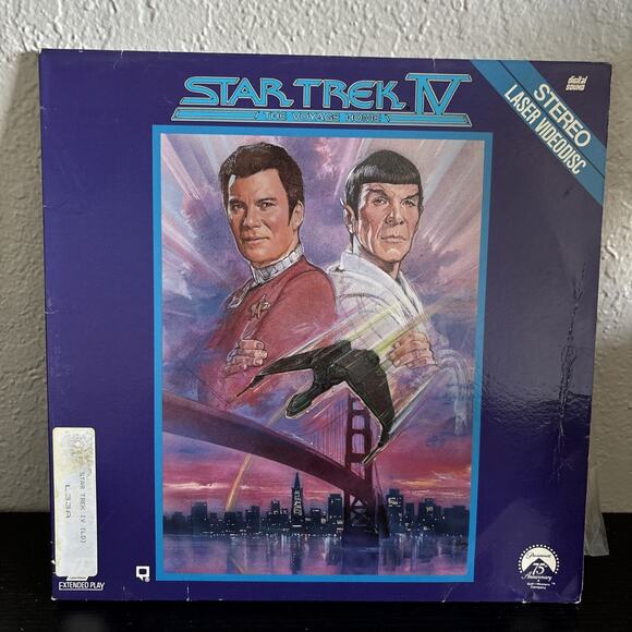LaserDisc Other - Vintage Star Trek IV The Voyage Home LaserDisc 1986 Stereo Extended Play 2 Disc